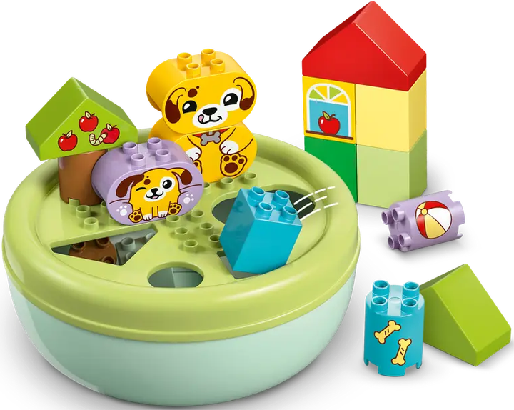 Конструктор LEGO Duplo Сортер фигур: Домик для щенков 17 элементов (10441) - Фото 2 Конструктор LEGO Duplo Сортер фигур: Домик для щенков 17 элементов (10441) - изображение 2