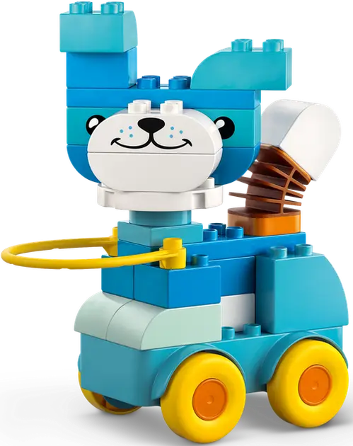 Конструктор LEGO Duplo Животные на колесах 3в1 58 элементов (10448) - изображение 4