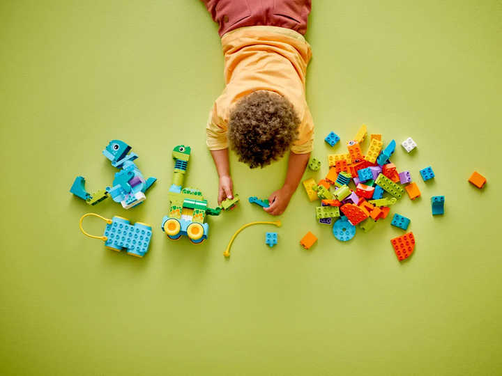Конструктор LEGO Duplo Динозавры на колесах 3в1 108 элементов (10451) - Фото 8 Конструктор LEGO Duplo Динозавры на колесах 3в1 108 элементов (10451) - изображение 8