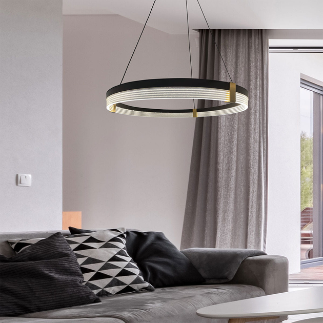 Підвісний світильник Light Prestige Plum LP-0407/1P L BK Triangle - зображення 5