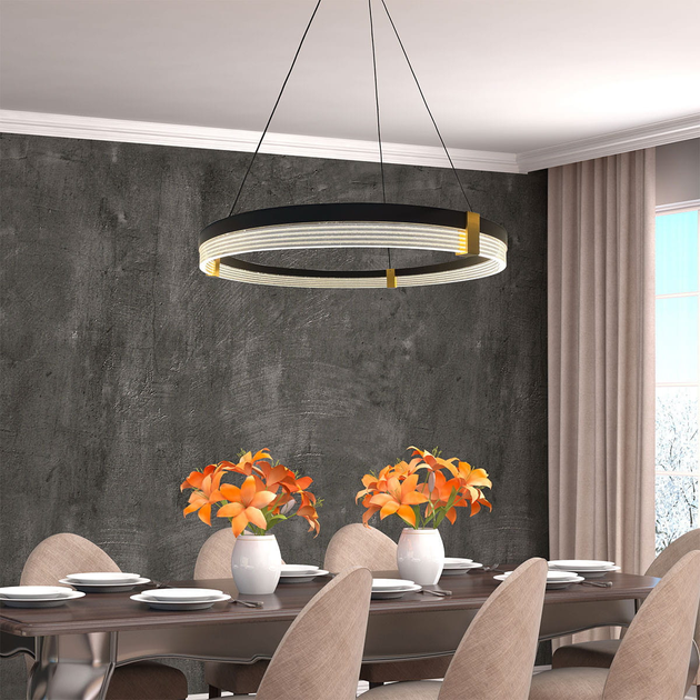 Підвісний світильник Light Prestige Plum LP-0407/1P L BK Triangle - зображення 7