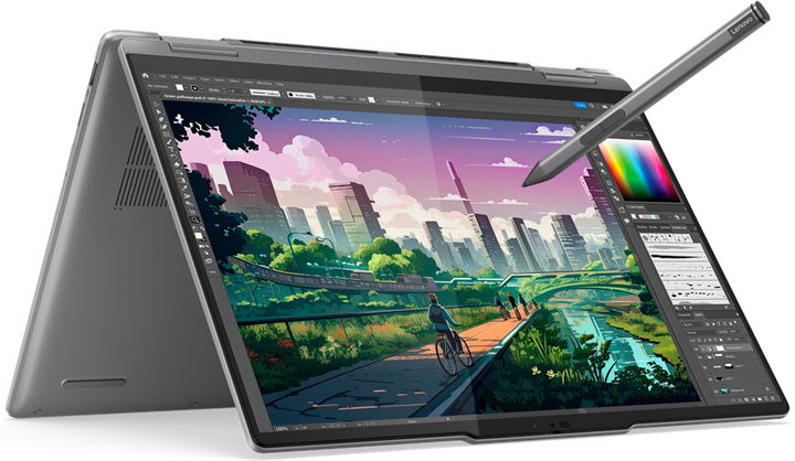 Laptop Lenovo Yoga 7 2-in-1 14AHP9 (83DK006UPB) Arctic Grey + firmowe etui - obraz 8