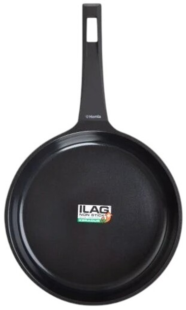 Patelnia Homla Tristan z powłoką ceramiczną ILAG Czarna 28 cm (5904183892382) - obraz 2