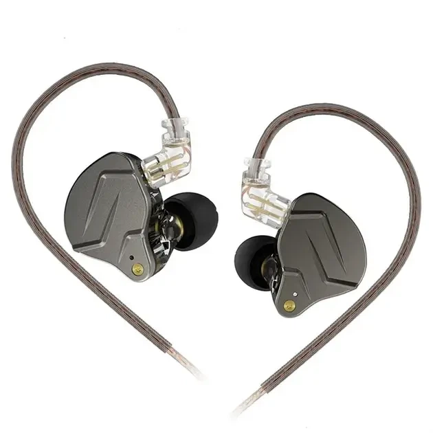 KZ ZSN PRO GRAY - Гібридні In-Ear Monitor Навушники 1DD+1BA HiFi , Без мікрофона - Фото 1 KZ ZSN PRO GRAY - Гібридні In-Ear Monitor Навушники 1DD+1BA HiFi , Без мікрофона - зображення 1