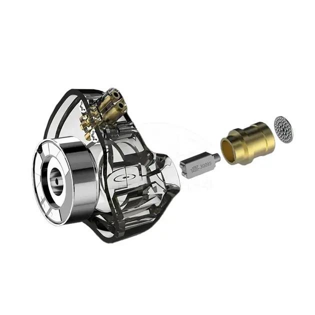 KZ ZSN PRO GRAY - Гібридні In-Ear Monitor Навушники 1DD+1BA HiFi , Без мікрофона - Фото 6 KZ ZSN PRO GRAY - Гібридні In-Ear Monitor Навушники 1DD+1BA HiFi , Без мікрофона - зображення 6