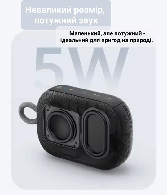 Портативная колонка Anker Soundcore Select 4 Go 5W | Bluetooth 5.4 | IP67 - Фото 5 Портативная колонка Anker Soundcore Select 4 Go 5W | Bluetooth 5.4 | IP67 - изображение 5