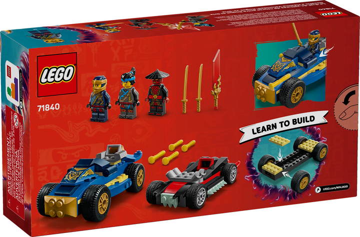 Конструктор LEGO Ninjago Роуг проти Дрікса: Дуель перегонів 111 елементів (71840) - зображення 9