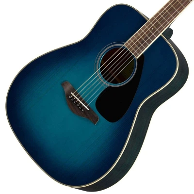 Гитара акустическая Yamaha FG820 Sunset Blue - Фото 2 Гитара акустическая Yamaha FG820 Sunset Blue - изображение 2