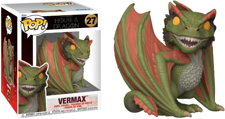 Figurka Funko Pop! House of the Dragon: Super Vermax 83461 (889698834612) - obraz 2