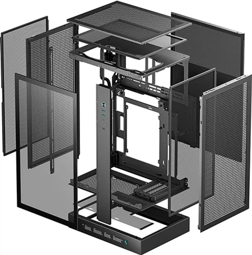 Корпус DeepCool CH270 Digital Black (R-CH270-BKNDM0-G-1) - зображення 7