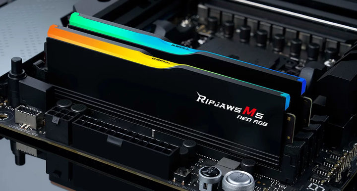 Pamięć RAM G.Skill DDR5-6000 32768MB PC5-48000 (Kit of 2x16384MB) Ripjaws M5 Neo RGB (F5-6000J3636F16GX2-RM5NRK) - obraz 6