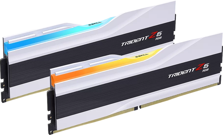 Pamięć RAM G.Skill DDR5-6400 32768MB PC5-51200 (Kit of 2x16384MB) Trident Z5 RGB White (F5-6400J3239G16GX2-TZ5RW) - obraz 2