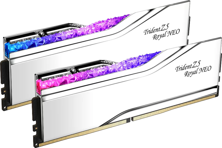 Оперативна памʼять G.Skill DDR5-6000 32768MB PC5-48000 (Kit of 2x16384MB) Trident Z5 Royal Neo  (F5-6000J2836G16GX2-TR5NS) - зображення 3