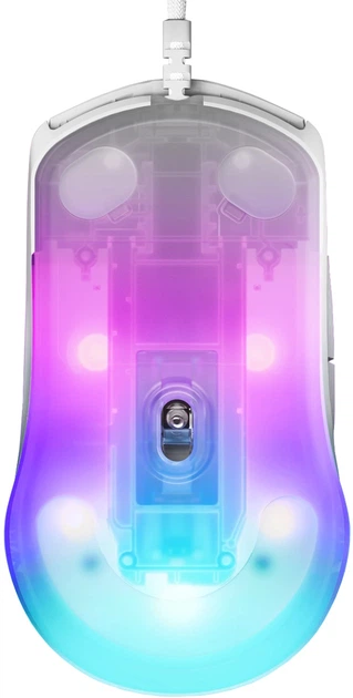 Миша SteelSeries Rival 3 Gen 2 RGB USB White (SS62516) - зображення 4