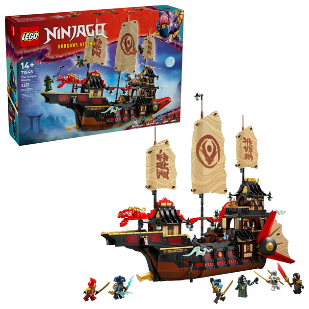 Конструктор LEGO Ninjago Щедрість храму 2387 елементів (71848) - зображення 2