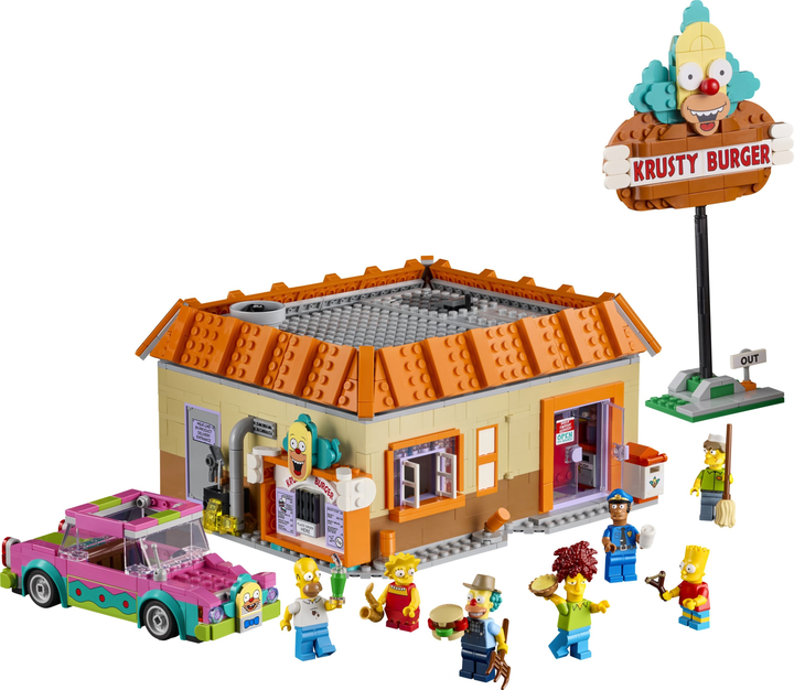 Конструктор LEGO Icons The Simpsons: Красті Бургер 1635 елементів (10352) - зображення 3