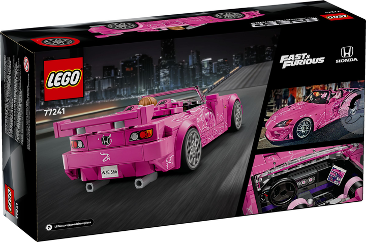 Конструктор LEGO Speed Champions Honda S2000 Подвійний форсаж 300 елементів (77241) - зображення 8