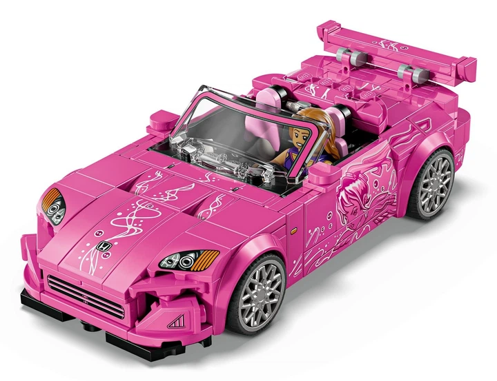 Klocki konstrukcyjne LEGO Speed Champions Honda S2000 z filmu Za szybcy, za wściekli 300 elementów (77241) - obraz 3