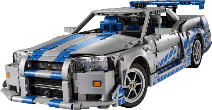 Конструктор LEGO Technic Автомобіль Nissan Skyline GT-R (R34) Подвійний форсаж 1410 елементів (42210) - зображення 4