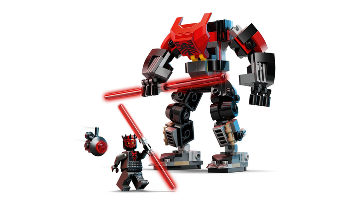 Klocki konstrukcyjne LEGO Star Wars Mech Dartha Maula 143 elementy (75411) - obraz 5