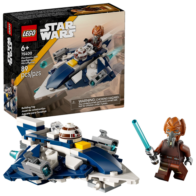 Конструктор LEGO Star Wars Джедайський зоряний мікровинищувач Пло Куна 89 елементів (75400) - зображення 2