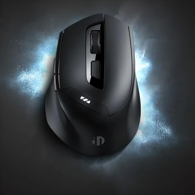 Мышь Inphic DR01 беспроводная эргономичная - Black - изображение 5