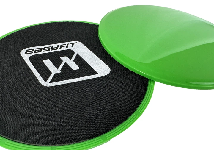 Диски для глайдинга EasyFit зеленые (пара) - Фото 2 Диски для глайдинга EasyFit зеленые (пара) - изображение 2