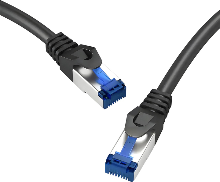 Патч-корд Montis Cat 6a S/FTP 25 m Black (MT116-25) - зображення 3