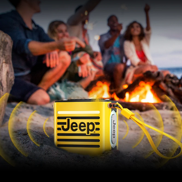 Портативная колонка JEEP JP SC101 беспроводная с аккумулятором, радио, подсветкой, водонепроницаемостью IPX5 - Фото 8 Портативная колонка JEEP JP SC101 беспроводная с аккумулятором, радио, подсветкой, водонепроницаемостью IPX5 - изображение 8