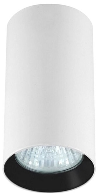 Lampa tuba Light Prestige Manacor 13 cm 1 x GU10 biało - czarna (LP-2323/1D - 130 WH/BK) - obraz 1
