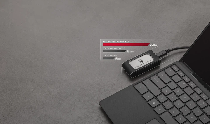 SSD диск Kingston XS2000 BoC Portable SSD 1TB USB 3.2 Gen 2x2 IP55