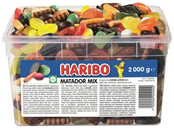 Żelki Haribo Matadormix 2 kg (5701090050740) - obraz 1