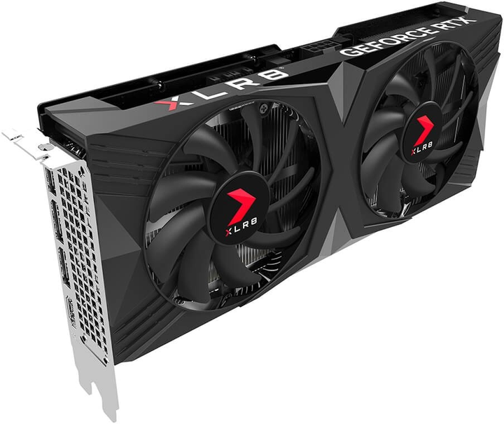 Відеокарта PNY PCI-Ex GeForce RTX 4060 Ti Verto Overclocked Dual Fan 8GB GDDR6 (128bit) (2310/18000) (HDMI, 3 x DisplayPort) (VCG4060T8DFXPB1-O) - зображення 2