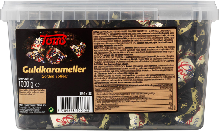 Cukierki Toms Guldkarameller 1 kg (5709678100122) - obraz 2