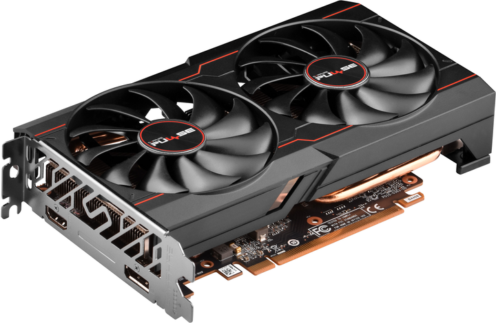 Karta graficzna Sapphire PCI-Ex Radeon RX 6500 XT Pulse OC 4GB GDDR6 (64bit) (2825/18000) (1 x HDMI, 1 x DisplayPort) (11314-07-20G) - obraz 2