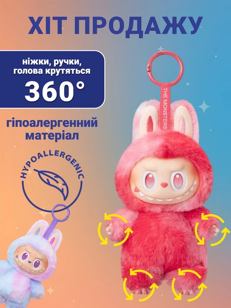 Лабубу плюшевая игрушка сюрприз labubu 2025 the monsters Biginto