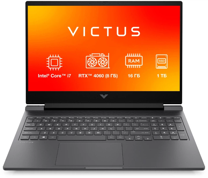 Ноутбук HP Victus Gaming Laptop 15-fa2003ua (BF1G8EA) Mica Silver