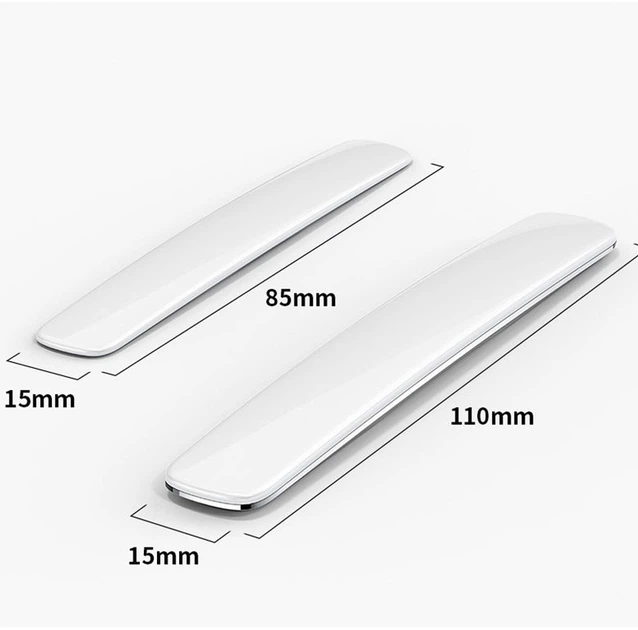 Захисна накладка для автомобільних дверей Baseus Streamlined Car Door Bumper CRFZT-02 (Біла, 4шт) - изображение 9
