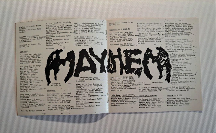 Lady Gaga – Mayhem, Audio CD (імпорт, буклет) – фото, відгуки