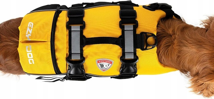 Kamizelka Ezydog Life jacket S 9 - 20 kg żółta (5708214988545) - obraz 3