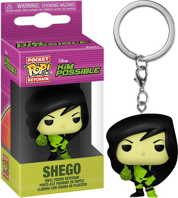 Brelok Funko Pop! Keychain: Kim Possible: Shego 83528 (889698835282) - obraz 2