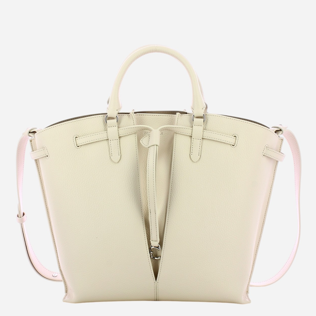 Torebka shopper damska skórzana Coccinelle Flores E1SPF180101-H14 Biała - obraz 1