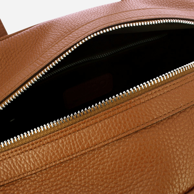 Torebka shopper damska skórzana IUNTOO Priora 187001-CUOIO-C17 Brązowa - obraz 5