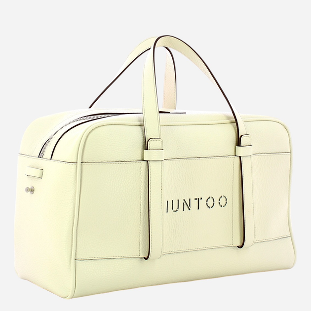 Сумка шопер жіноча з натуральної шкіри IUNTOO Priora 187001-PANNA-C38 Біла (800070340447) - зображення 3