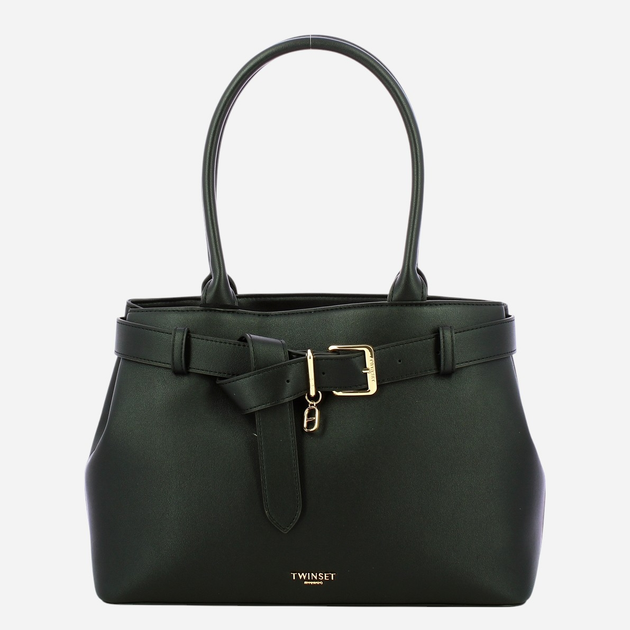 Torebka shopper damska mała Twinset Voyage 251TB7291-00006 Czarna - obraz 4