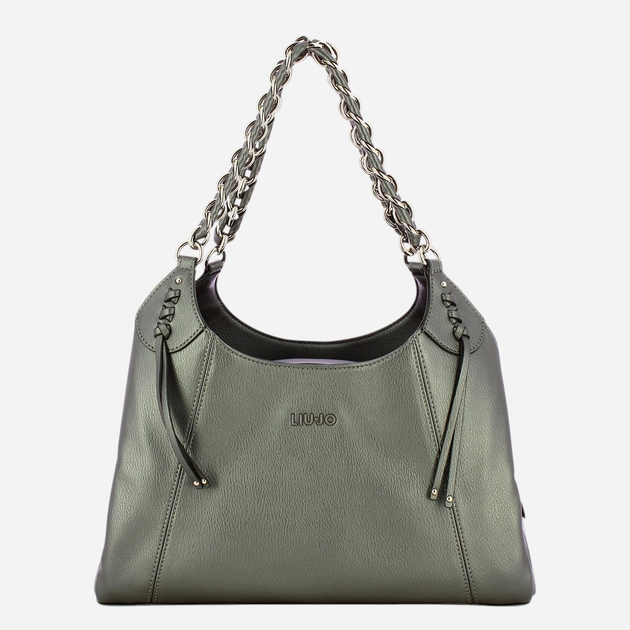 Torebka shopper damska mała Liu Jo AF4143E0037-04020 Szara - obraz 4