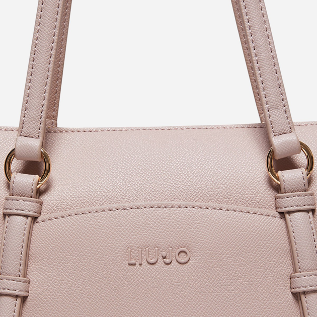 Torebka shopper damska mała Liu Jo AF4152E0087-90077 Jasnoróżowa - obraz 5