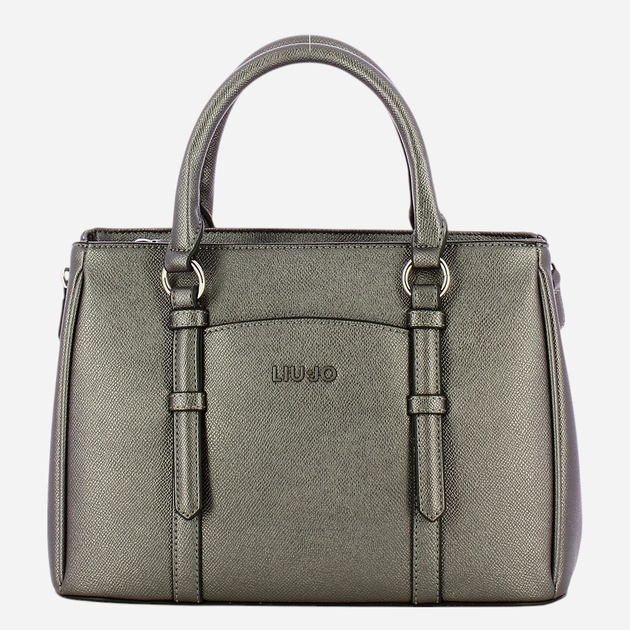 Torebka shopper damska mała Liu Jo AF4154E0087-04020 Szara - obraz 4