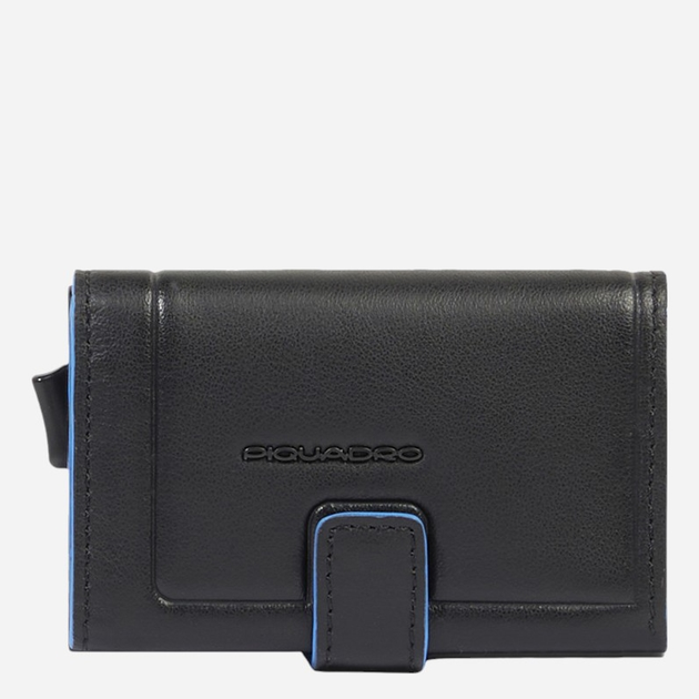 Etui na karty męskie skórzane Piquadro PP5649S138R/N Czarne - obraz 1