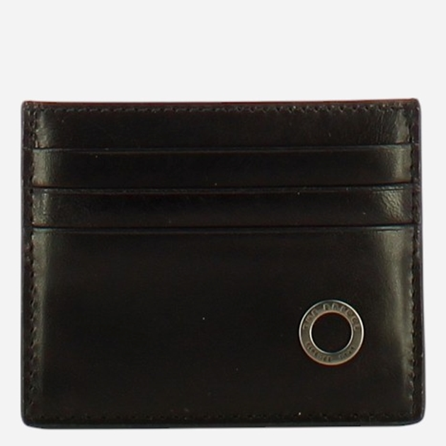 Etui na karty męskie skórzane The Bridge Biagio 01470201-20 Czarne - obraz 1